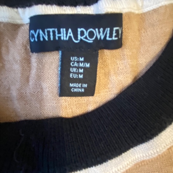 Cynthia Rowley extrafine merino wool sweater szM - Picture 11 of 14